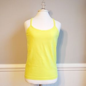 🆕️🎉 NWOT Bright yellow athletic tank top